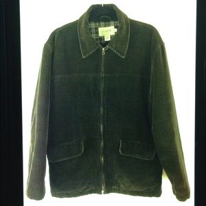 J Crew Cotton Corduroy Lined Insulated Zip Jacket